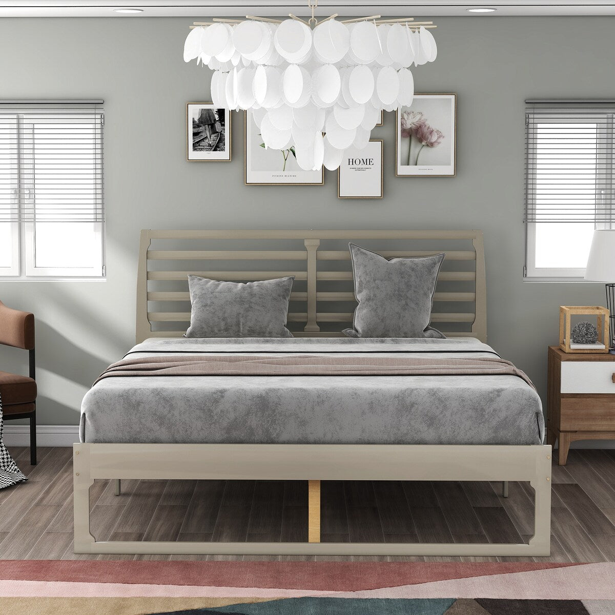 Carleton Platform Bed with Headboard Overstock Carleton Platform Bed with Headboard Overstock