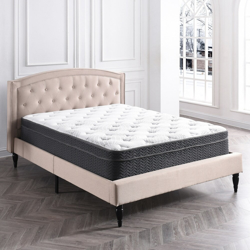Essenza 12 Hybrid Latex And Innerspring Plush Mattress Classic Brands Tremont 12-inch Hybrid Mattress – Overstock