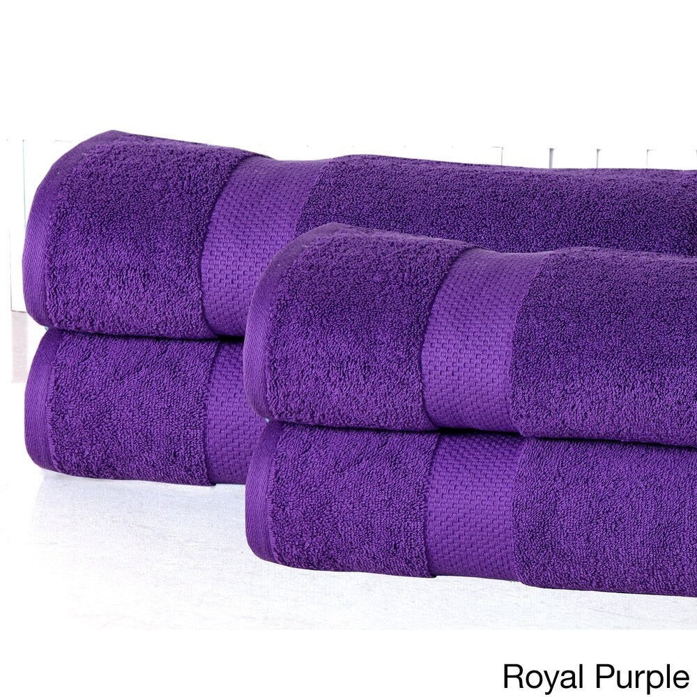 Elegance Spa Oversized Luxurious Cotton 550 GSM Bath Sheets (Set of 4