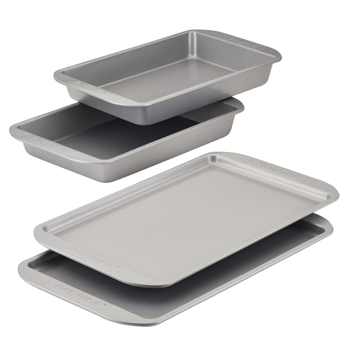 Farberware Bakeware Double Batch Cookie Sheet & Cake Pan Set 3Piece