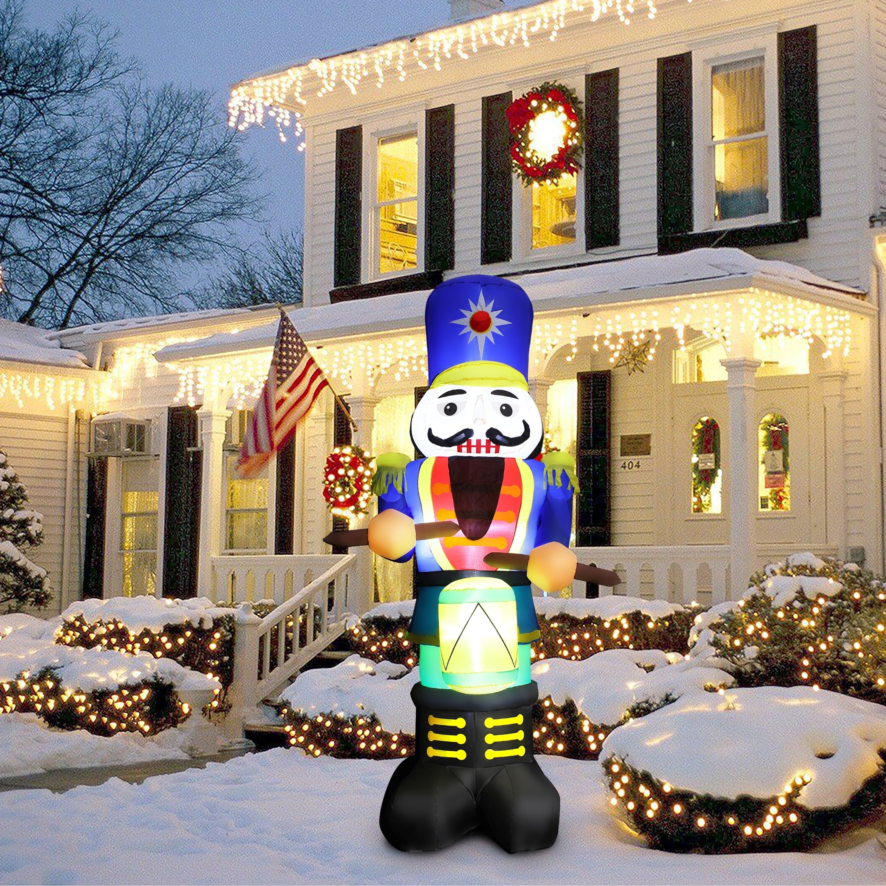 outdoor christmas nutcracker soldier