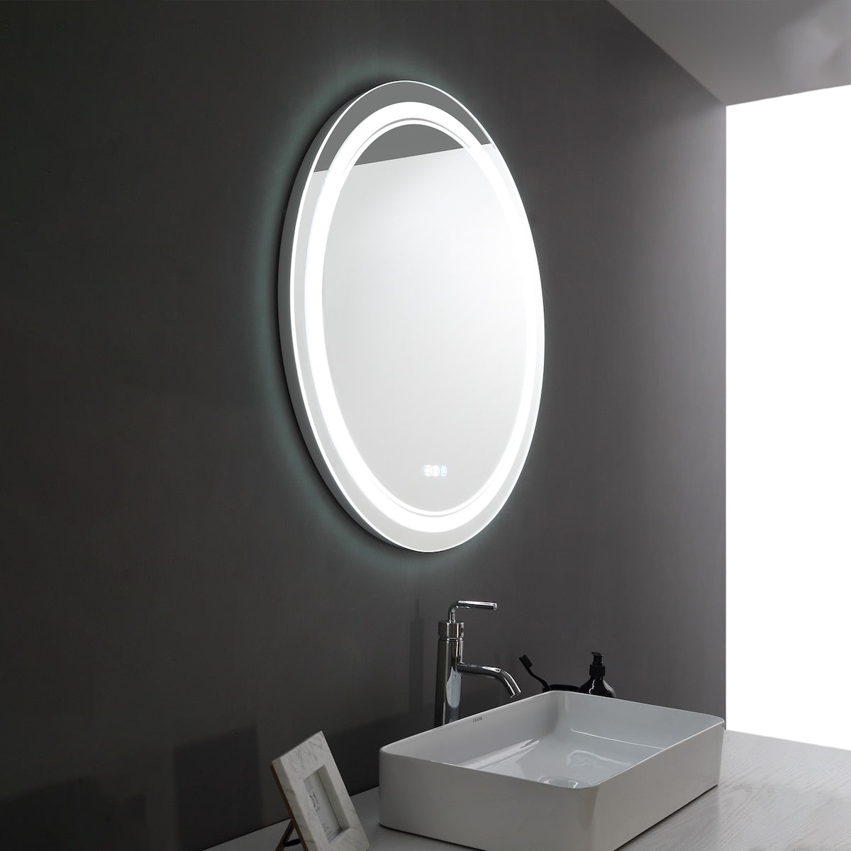 03 Anti-Fog function with three colors LED light