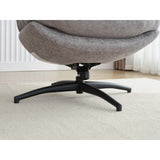 065C Rocking and Swivel Leisure chair lounge chair velvet with ottoman