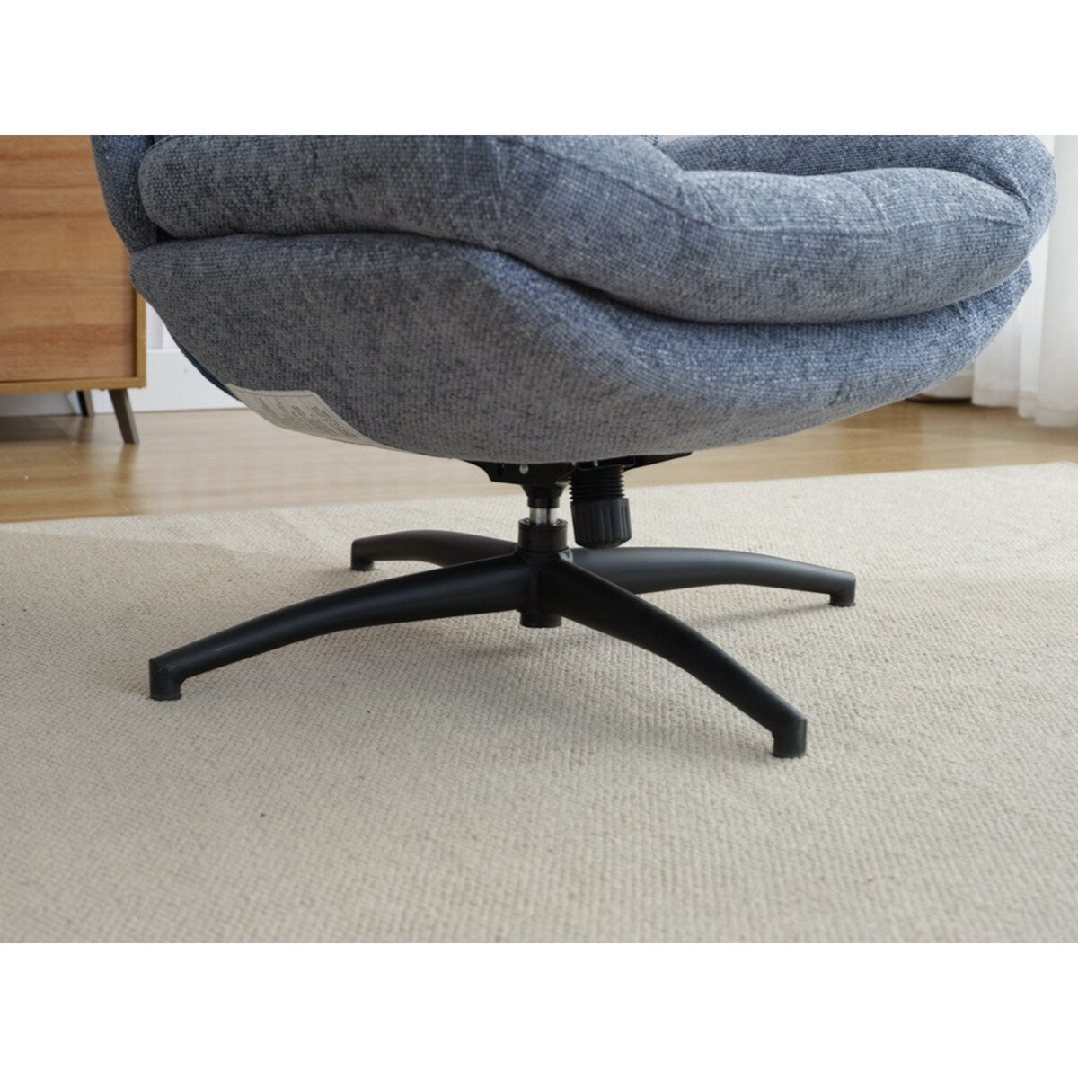 065C Rocking and Swivel Leisure chair lounge chair velvet with ottoman