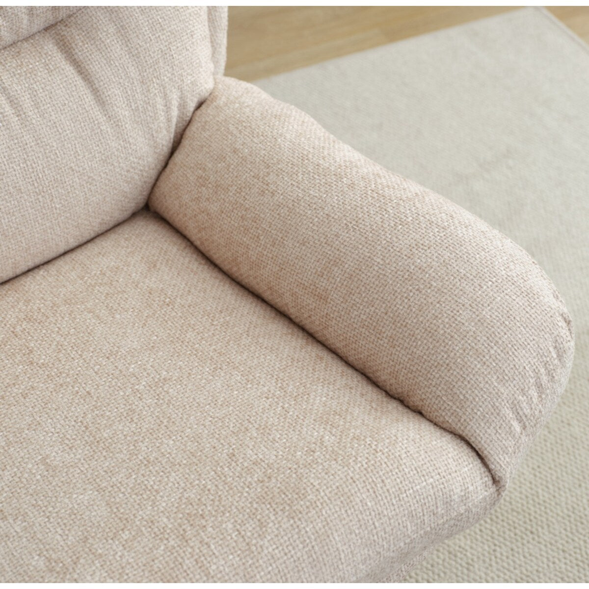 065C Rocking and Swivel Leisure chair lounge chair velvet with ottoman
