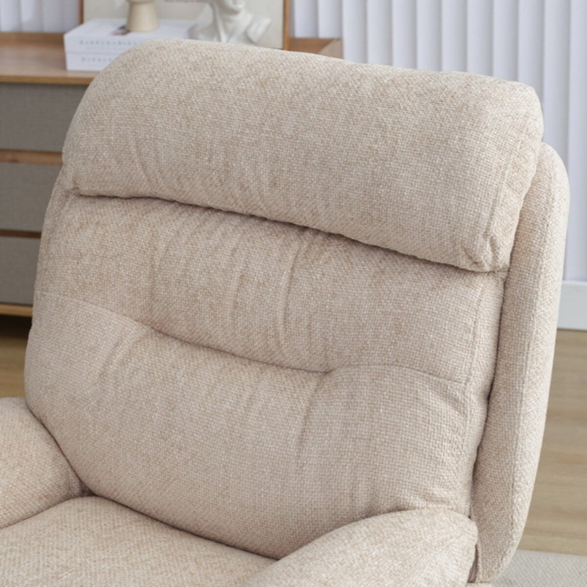 065C Rocking and Swivel Leisure chair lounge chair velvet with ottoman