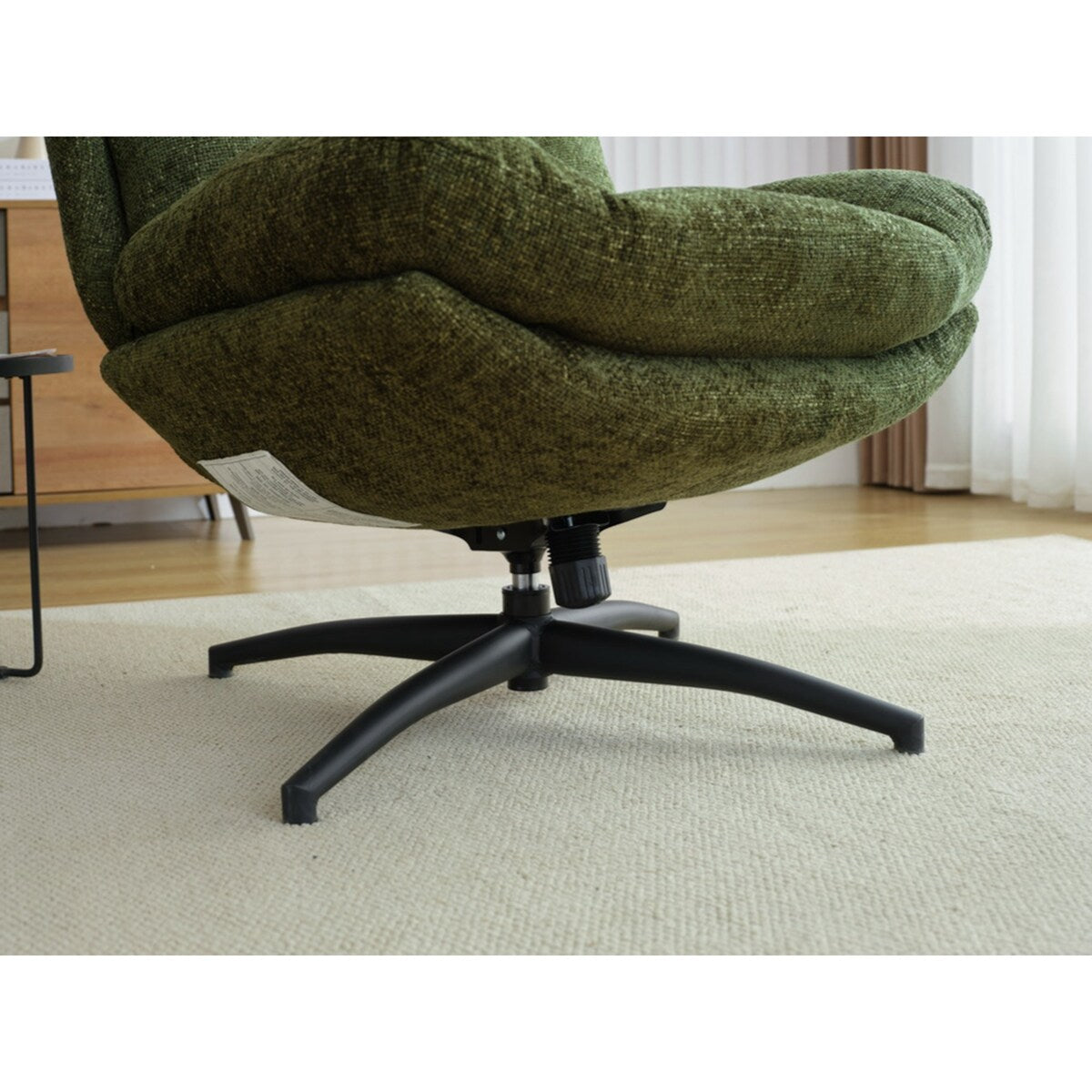 065C Rocking and Swivel Leisure chair lounge chair velvet with ottoman