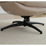 065C Rocking and Swivel Leisure chair lounge chair velvet with ottoman