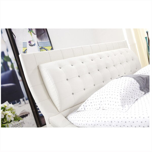 Dublin Modern White Queen-size Platform Bed