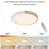 1 - Light 15.74'' Shaded Circle LED Flush Mount
