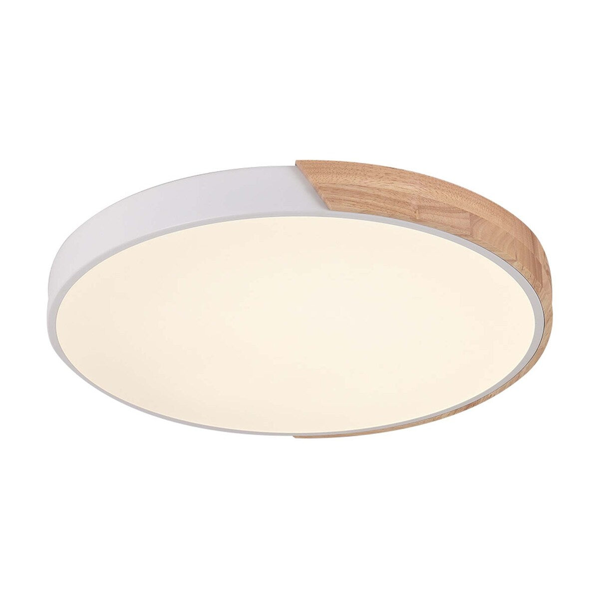 1 - Light 15.74'' Shaded Circle LED Flush Mount
