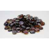 1/2" Fireglass Beads Amber Luster - 10lb box