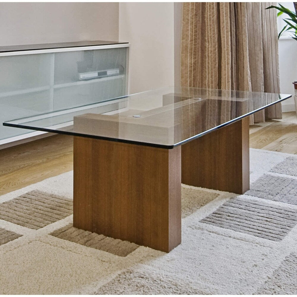 1/2" Thick Square Glass Table Top 1" Beveled Eased Corners by Fab Glass and Mirror