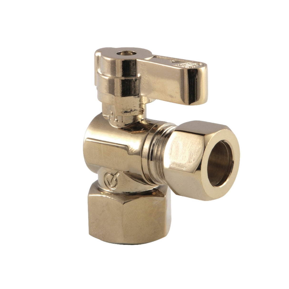 Kingston Brass 1/2" FIP X 1/2" OD Comp Angle Stop Valve