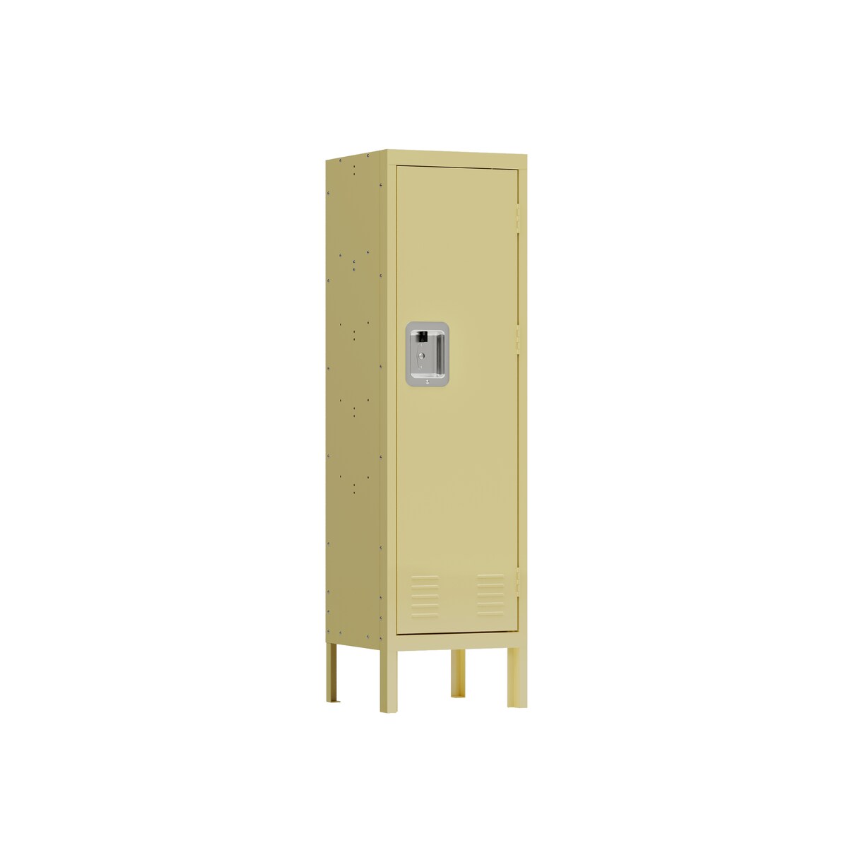 1 Door Tall Single Metal Locker-Retro Style Storage Cabinet--Industrial Furniture