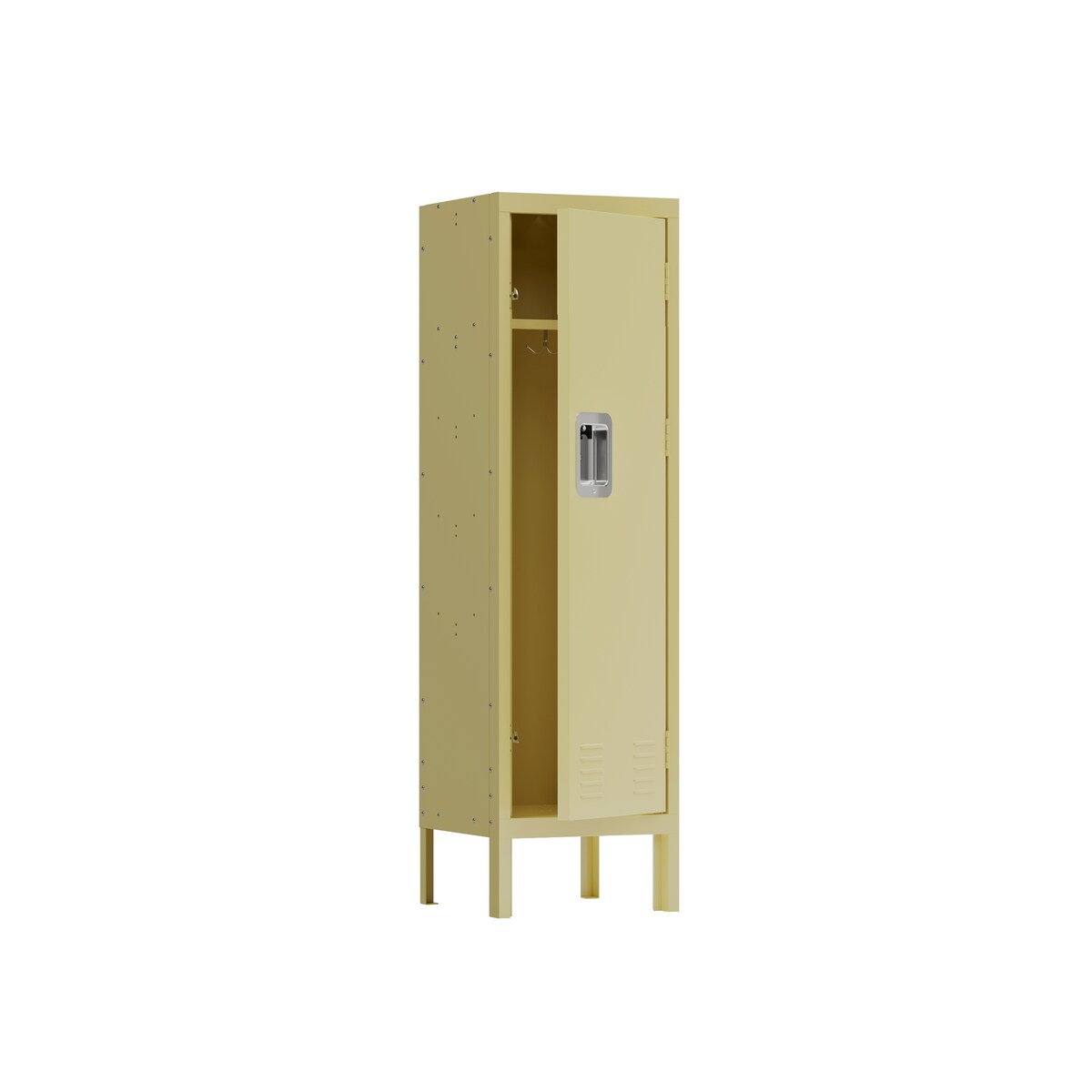 1 Door Tall Single Metal Locker-Retro Style Storage Cabinet--Industrial Furniture