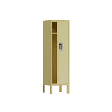 1 Door Tall Single Metal Locker-Retro Style Storage Cabinet--Industrial Furniture