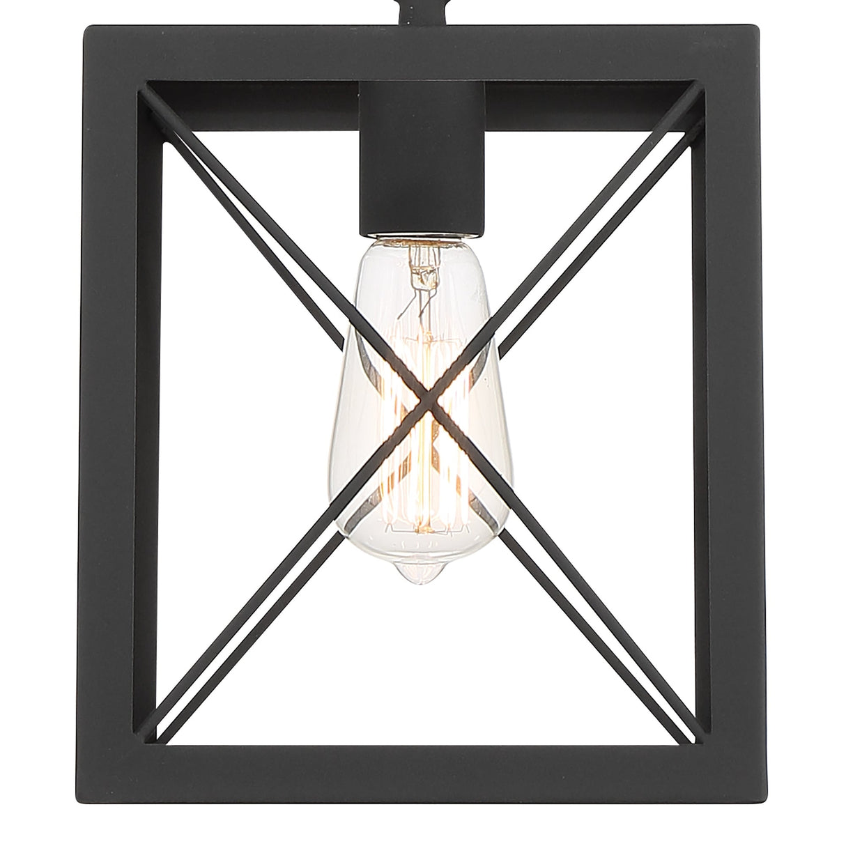 Kiro 1-light Modern Farmhouse Rectangle Pendant Light with UL Certified - N/A