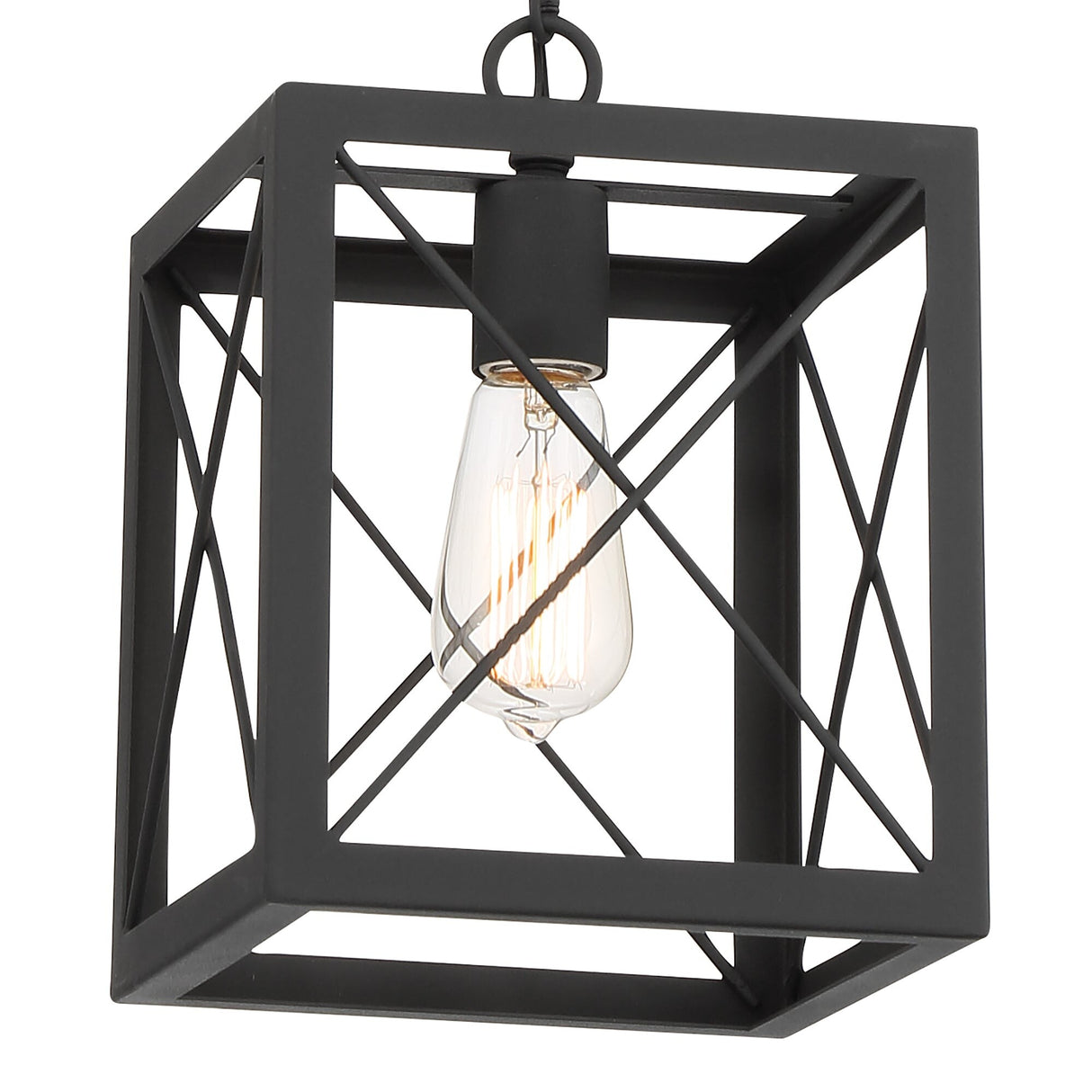 Kiro 1-light Modern Farmhouse Rectangle Pendant Light with UL Certified - N/A