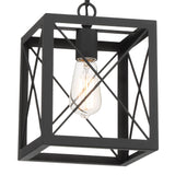 Kiro 1-light Modern Farmhouse Rectangle Pendant Light with UL Certified - N/A