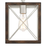 Kiro 1-light Modern Farmhouse Rectangle Pendant Light with UL Certified - N/A