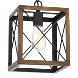 Kiro 1-light Modern Farmhouse Rectangle Pendant Light with UL Certified - N/A