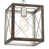 Kiro 1-light Modern Farmhouse Rectangle Pendant Light with UL Certified - N/A