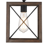 Kiro 1-light Modern Farmhouse Rectangle Pendant Light with UL Certified - N/A