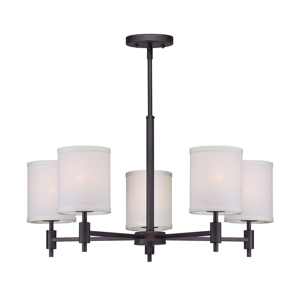 1-Light Antique Bronze Chandelier