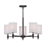 1-Light Antique Bronze Chandelier