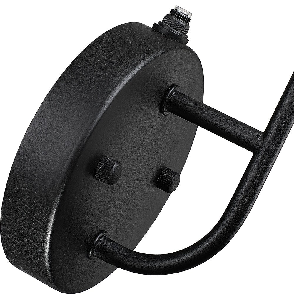 1-Light Dusk to Dawn Black Outdoor Wall Sconce Light set of 2 - Dusk to dawn