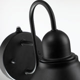 1-Light Dusk to Dawn Black Outdoor Wall Sconce Light set of 2 - Dusk to dawn