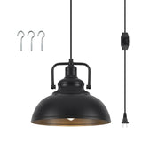 1-Light Kitchen Island Lighting 11.5"W Pendant Light for Entryways