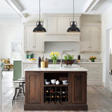 1-Light Kitchen Island Lighting 11.5"W Pendant Light for Entryways