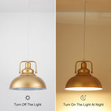 1-Light Kitchen Island Lighting 11.5"W Pendant Light for Entryways