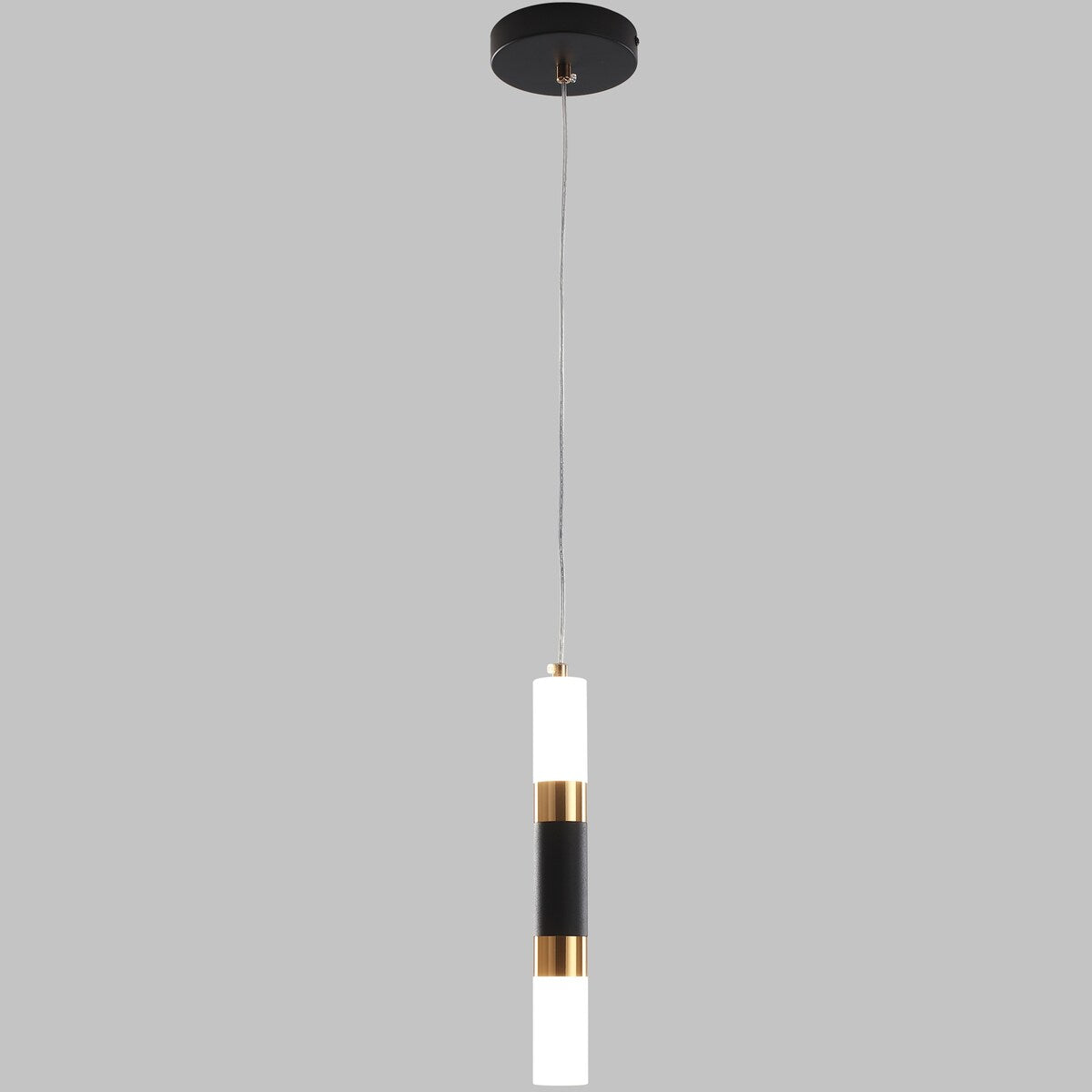 1-Light Modern Acrylic Pendant Light Fixture for Kitchen Island Decor