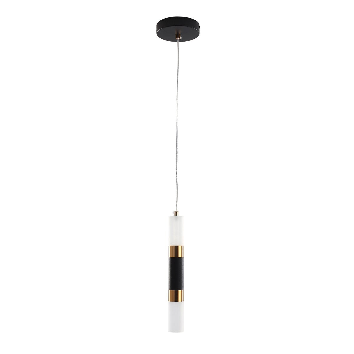 1-Light Modern Acrylic Pendant Light Fixture for Kitchen Island Decor