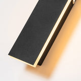 1-Light Modern Linear Strip Acrylic 3000K IP65 Integrated LED Warm Light Waterproof Outdoor Wall Light