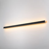 1-Light Modern Linear Strip Acrylic 3000K IP65 Integrated LED Warm Light Waterproof Outdoor Wall Light