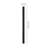 1-Light Modern Linear Strip Acrylic 3000K IP65 Integrated LED Warm Light Waterproof Outdoor Wall Light