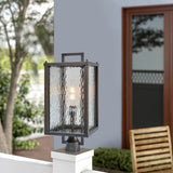 1 Light Outdoor Post Lighting In Oil Rubbed Bronze Finish - Oil Rubbed Bronze