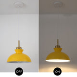 1-Light Modern Classic Semi Flush Mount Chandelier, Farmhouse Dome Pendant Light for Kitchen Island Dining Room
