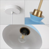 1-Light Modern Classic Semi Flush Mount Chandelier, Farmhouse Dome Pendant Light for Kitchen Island Dining Room