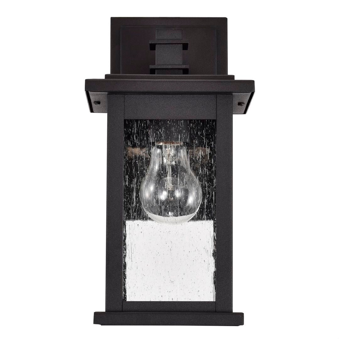 1 Light Transitional 12 Inch Square Outdoor Wall Lantern 2 Pack