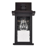 1 Light Transitional 12 Inch Square Outdoor Wall Lantern 2 Pack