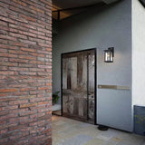 1 Light Transitional 12 Inch Square Outdoor Wall Lantern 2 Pack