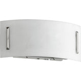 1-Light Wall Sconce Satin Nickel by Quorum. Modern Design Perfect for bathroom, hallway, or covered patio