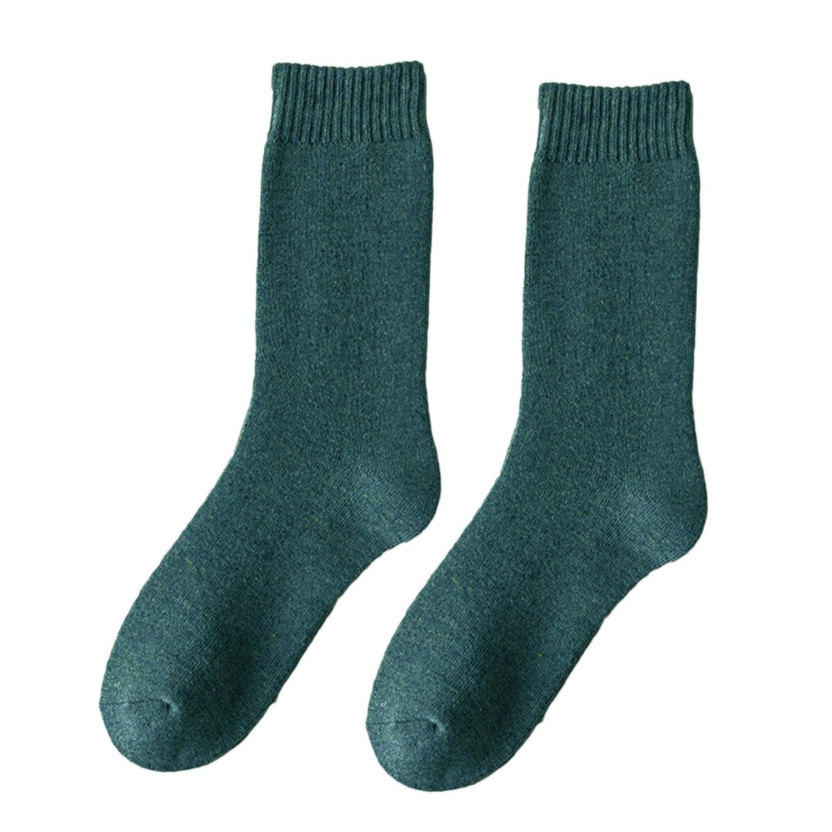 1 Pair Men Socks WearResistant Middle Tube Moisture Absorption Good Elastic Thickened Keep Warm