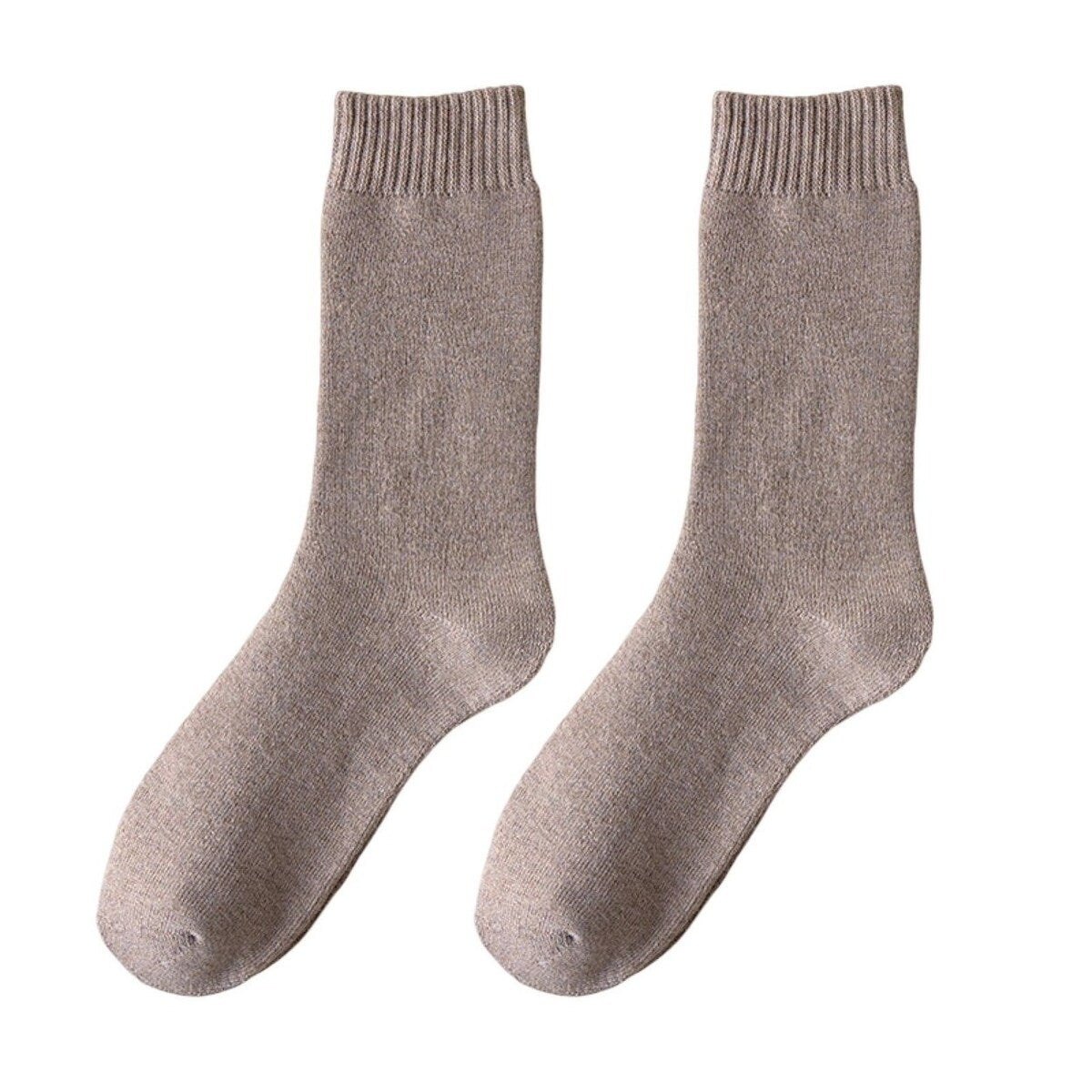 1 Pair Men Socks WearResistant Middle Tube Moisture Absorption Good Elastic Thickened Keep Warm