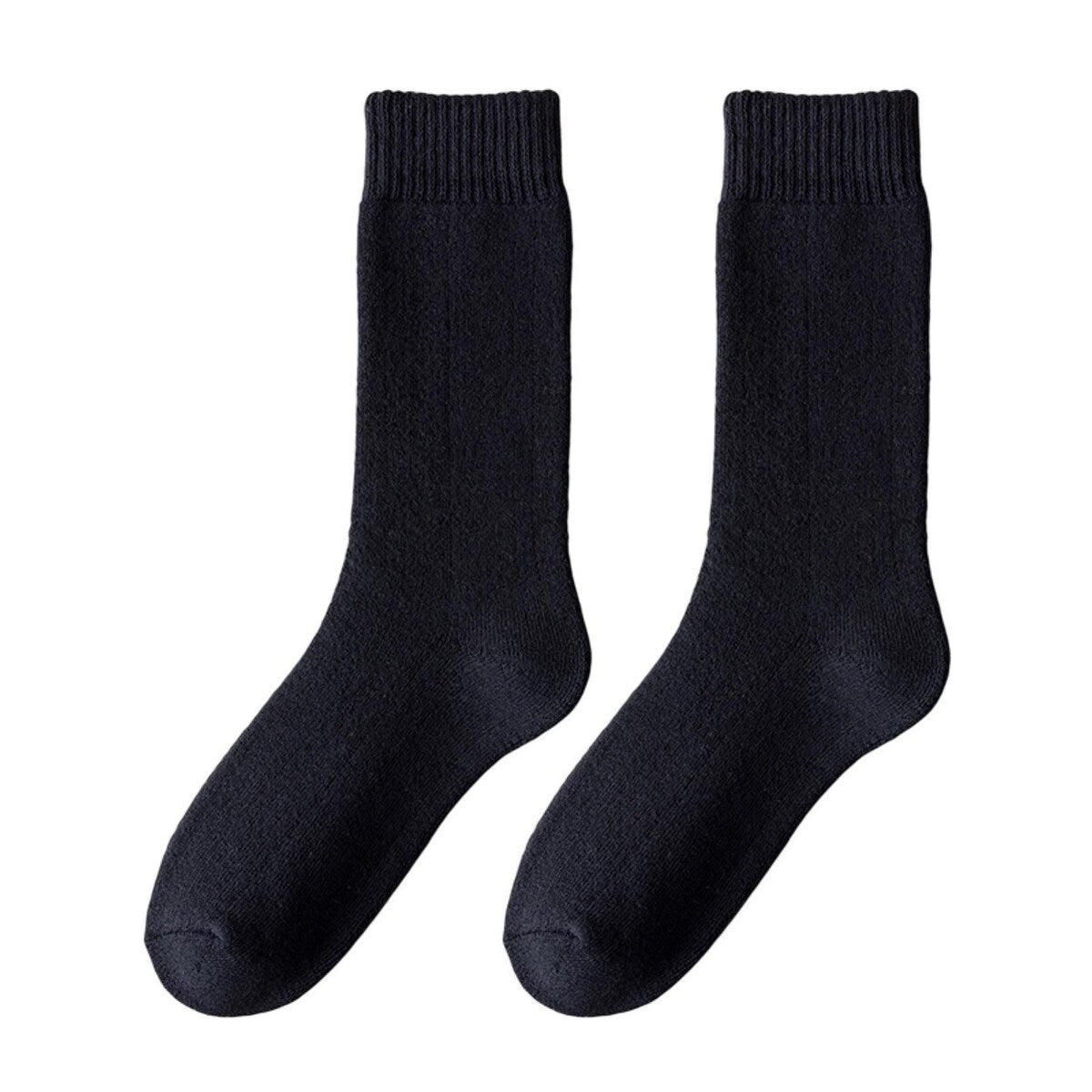 1 Pair Men Socks WearResistant Middle Tube Moisture Absorption Good Elastic Thickened Keep Warm